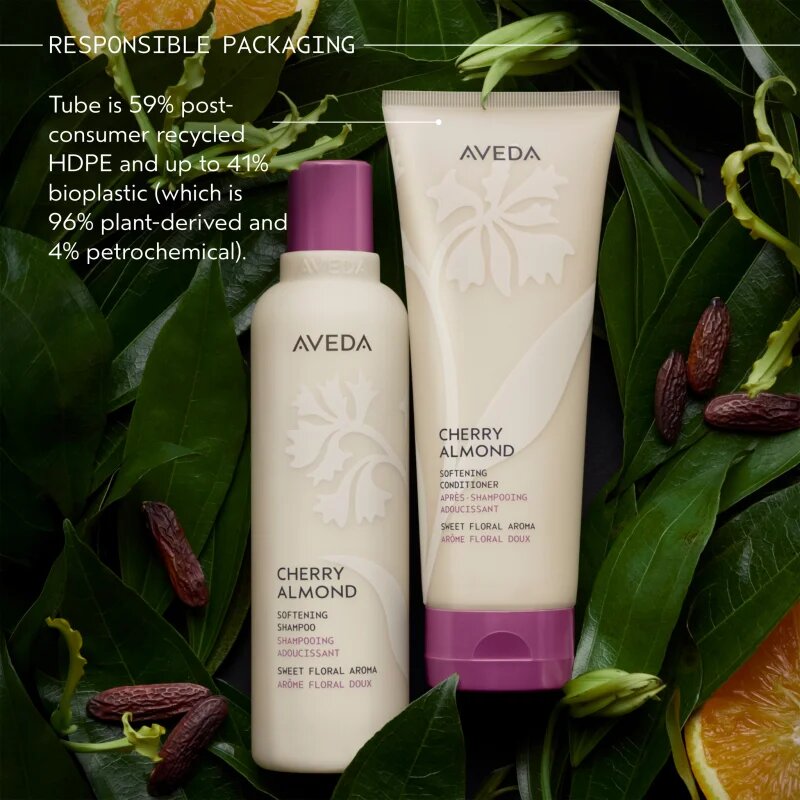 Aveda Cherry Almond Softening Conditioner hloubkově vyživující kondicionér pro lesk a hebkost vlasů 200 ml
