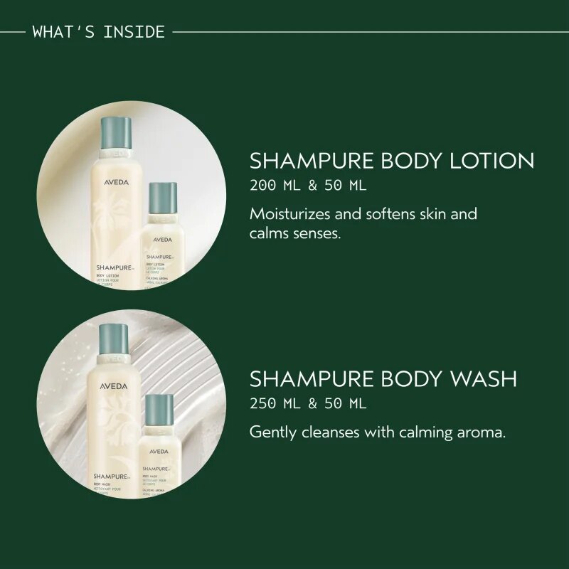 Aveda Holiday Gift of Tranquility Shampure™ Body Wash and Lotion Set dárková sada