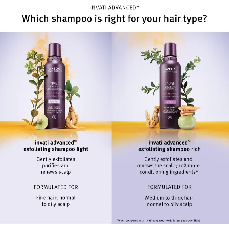 Aveda Invati Advanced™ Exfoliating Rich Shampoo hloubkově čisticí šampon s peelingovým efektem 1000 ml