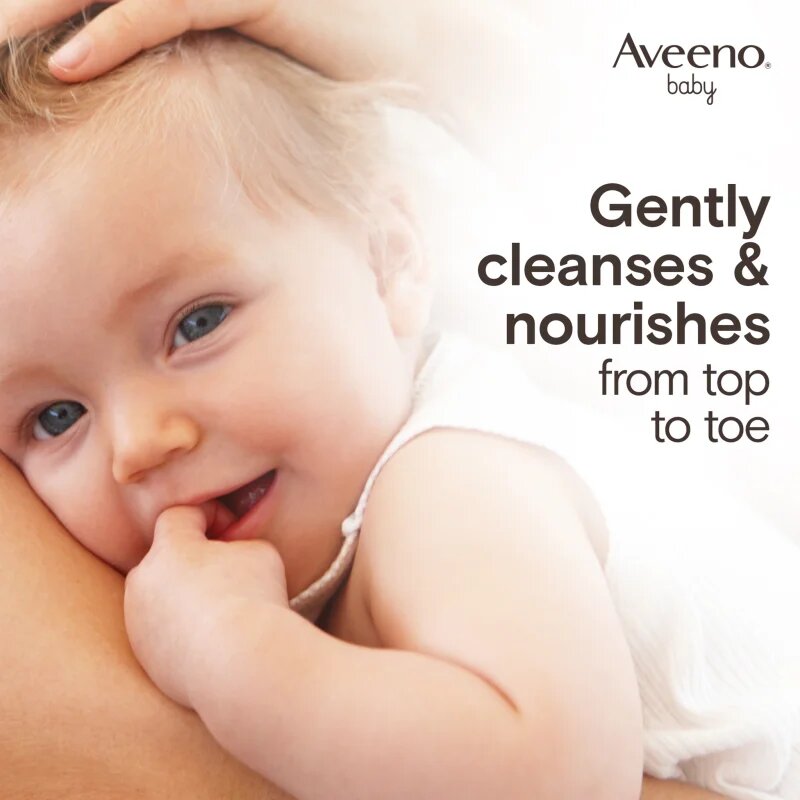Aveeno Baby Daily Care mycí gel na tělo a vlasy pro děti od narození 250 ml