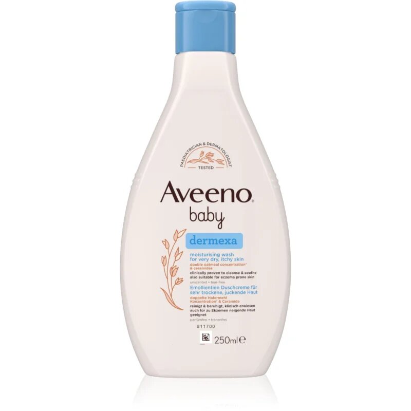 Aveeno Baby Dermexa hydratační mycí gel 250 ml