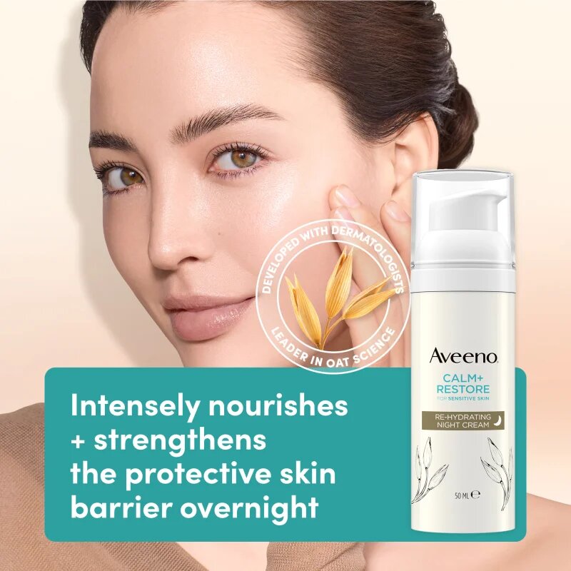 Aveeno Calm + Restore hydratační noční krém 50 ml