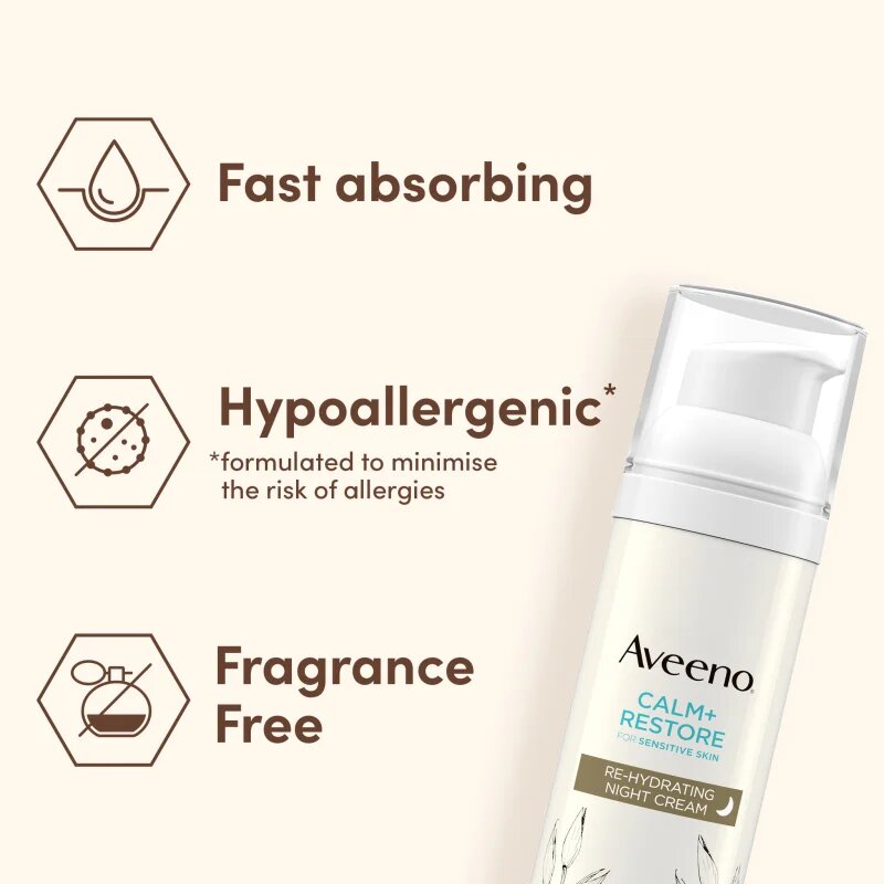 Aveeno Calm + Restore hydratační noční krém 50 ml