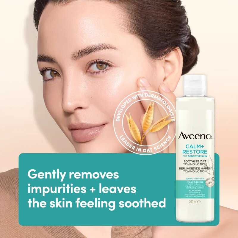 Aveeno Calm + Restore zklidňující tonikum 200 ml