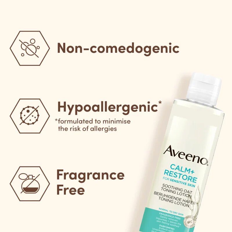 Aveeno Calm + Restore zklidňující tonikum 200 ml