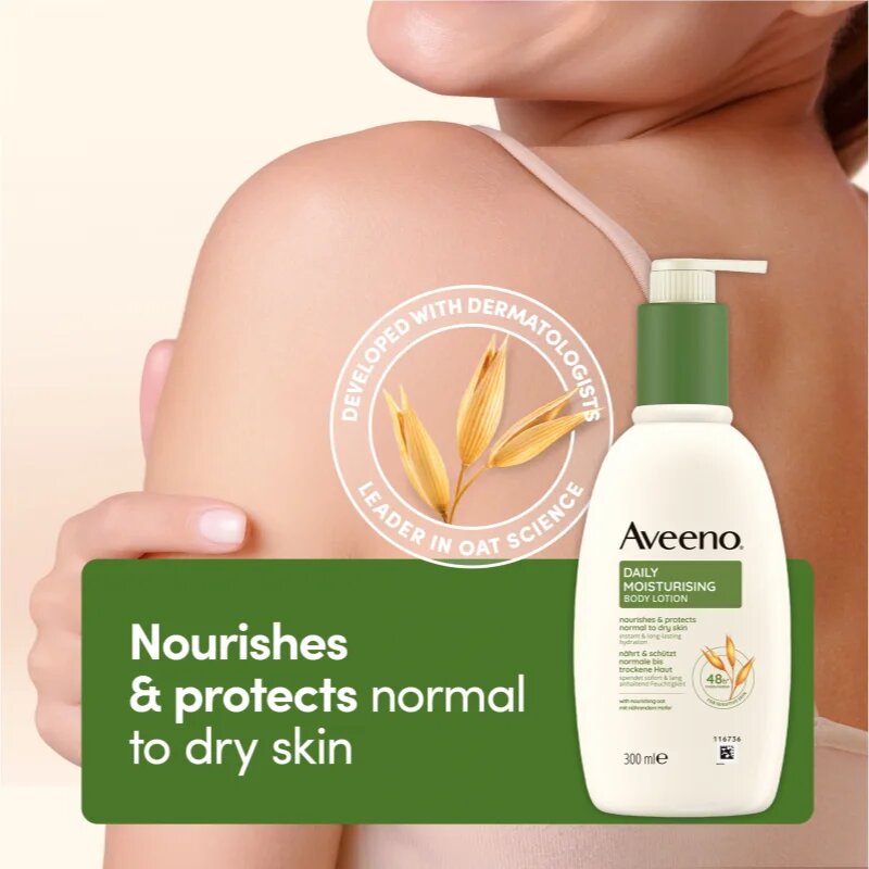 Aveeno Daily Moisturising Lotion hydratační a vyživující krém 300 ml