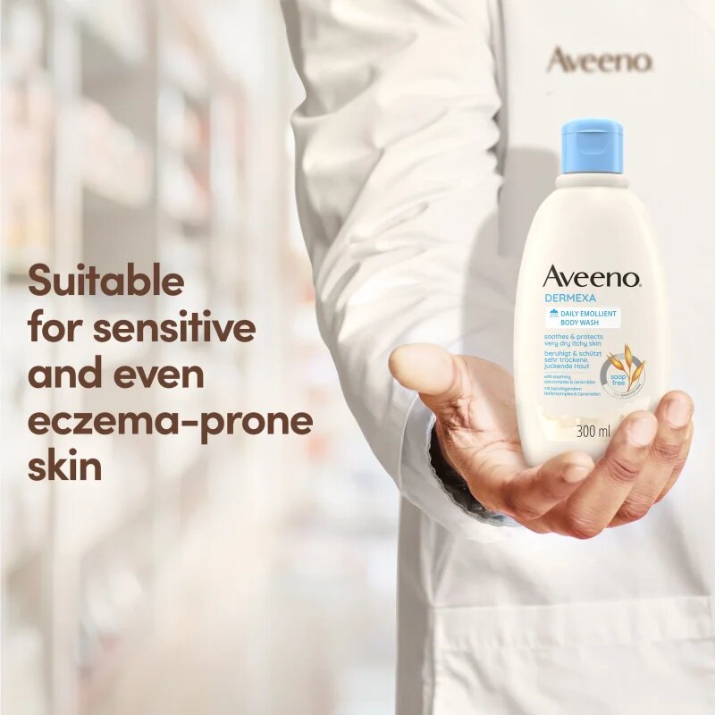 Aveeno Dermexa Daily Emollient Body Wash zklidňující sprchový gel 300 ml