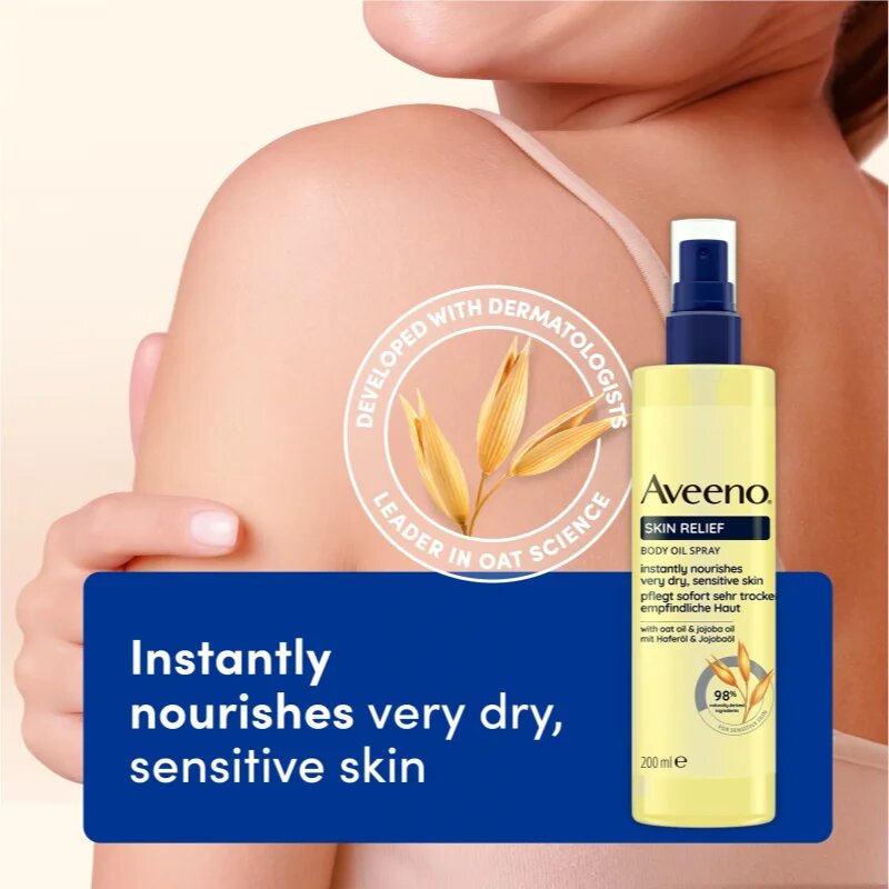 Aveeno Skin Relief Body Oil Spray tělový olej ve spreji 200 ml