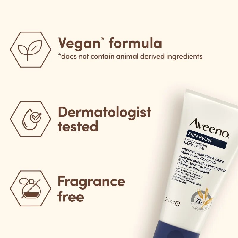 Aveeno Skin Relief Hand Cream hydratační krém na ruce 75 ml