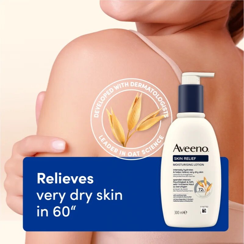 Aveeno Skin Relief Nourishing Lotion hydratační tělové mléko pro velmi suchou pokožku 300 ml