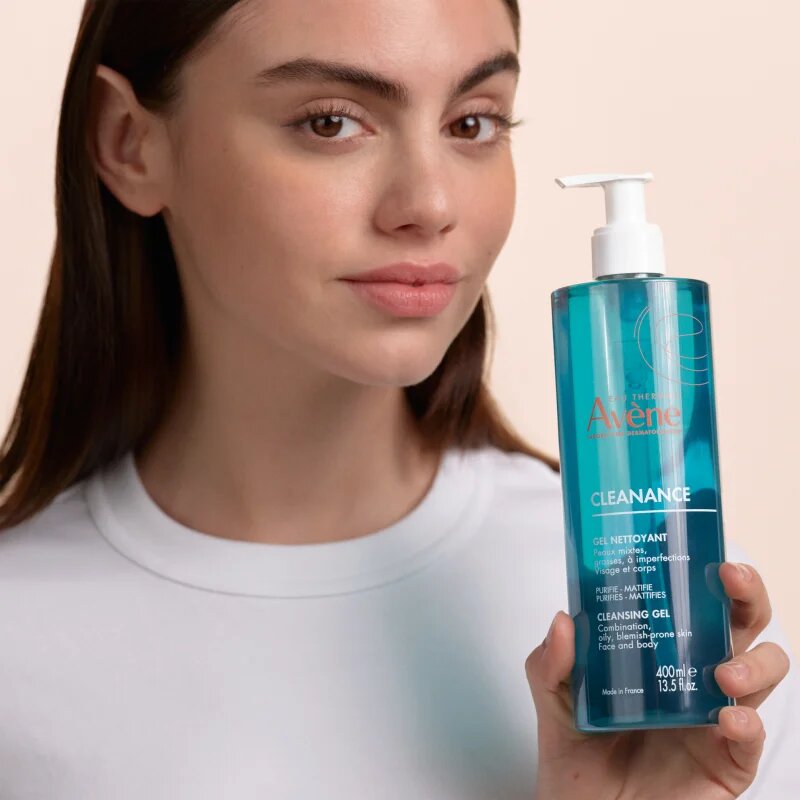 Avène Cleanance Cleansing Gel čisticí gel pro mastnou pleť se sklonem k akné 400 ml