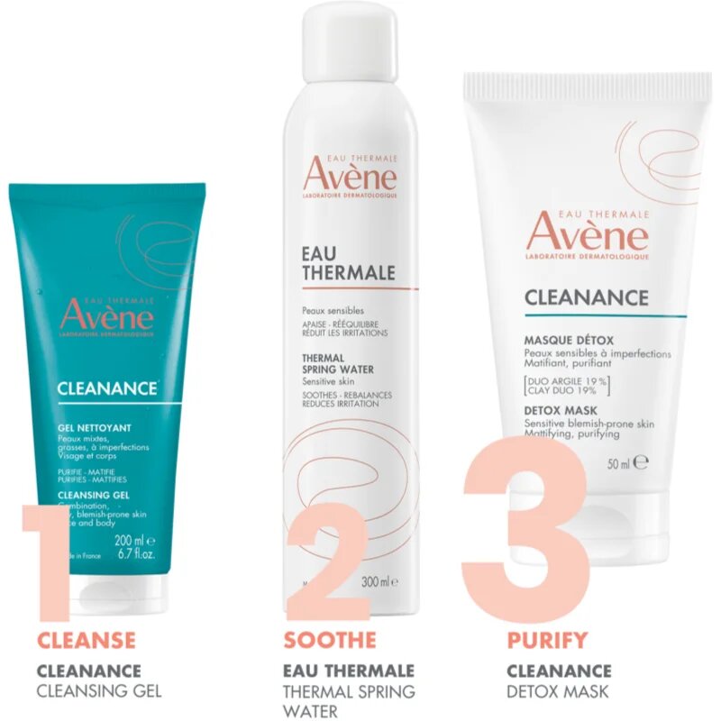 Avène Cleanance Detox Mask detoxikační pleťová maska 50 ml