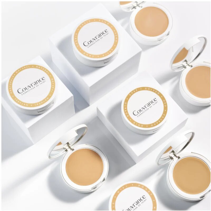 Avène Couvrance Compact Cream Foundation krémový make-up s vysokou UV ochranou odstín 1.1 Naturel Natural 8.5 g