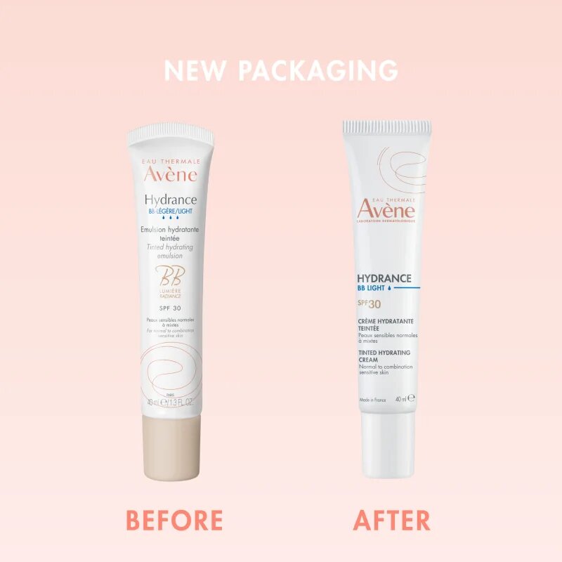 Avène Hydrance BB Light Tinted Hydrating Emulsion tónovaná emulze s hydratačním účinkem SPF 30 40 ml