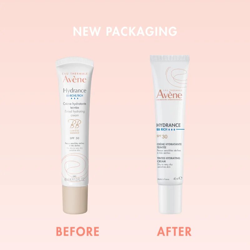 Avène Hydrance BB Rich Tinted Hydrating Cream tónovací hydratační krém SPF 30 40 ml