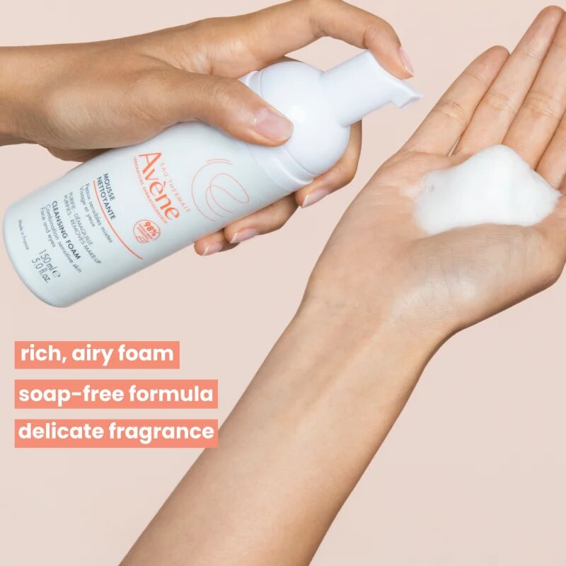 Avène Skin Care čisticí pěna pro normální až smíšenou pleť 150 ml
