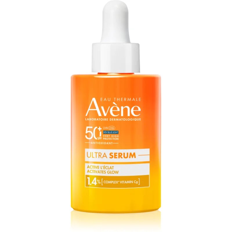 Avène Sun Ultra Serum Activates Glow ochranné sérum pro rozjasnění pleti SPF 50+ 30 ml