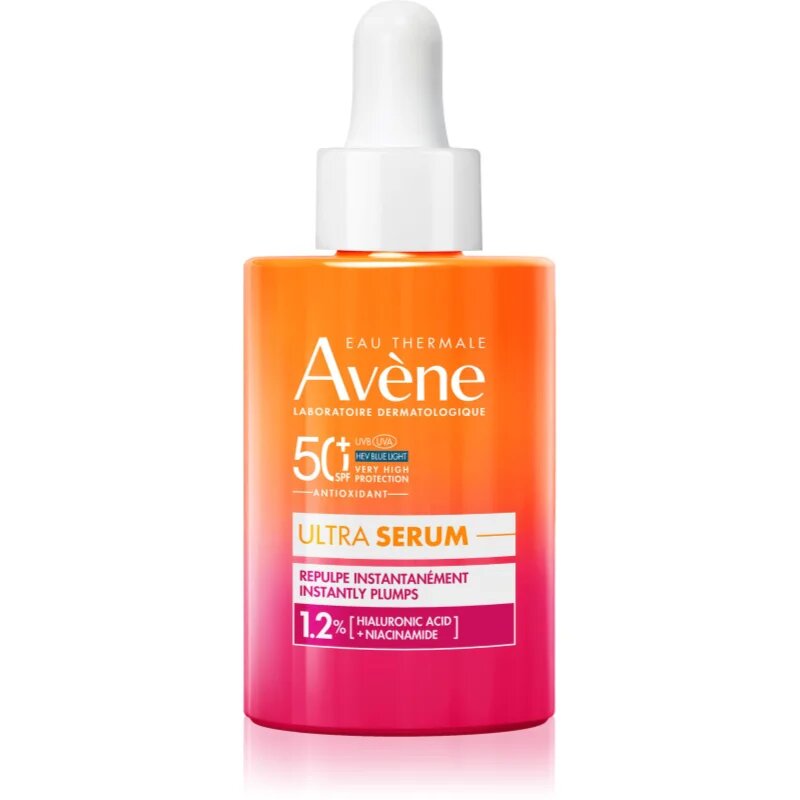 Avène Sun Ultra Serum Instantly Plumps pleťové sérum s liftingovým a zpěvňujícím účinkem SPF 50+ 30 ml