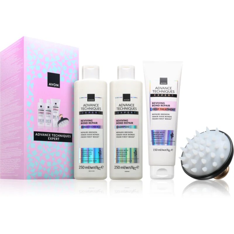 Avon Advance Techniques Expert Hair Care Giftset dárková sada na vlasy pro ženy 4 ks