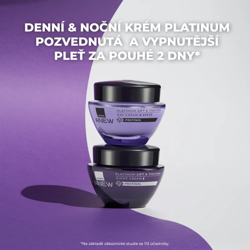 Avon Anew Platinum denní liftingový krém SPF 20 50 ml