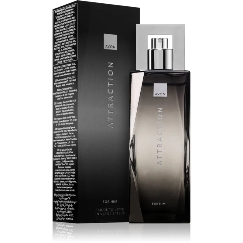 Avon Attraction toaletní voda pro muže 75 ml