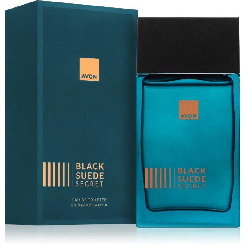 Avon Black Suede Secret toaletní voda pro muže 100 ml