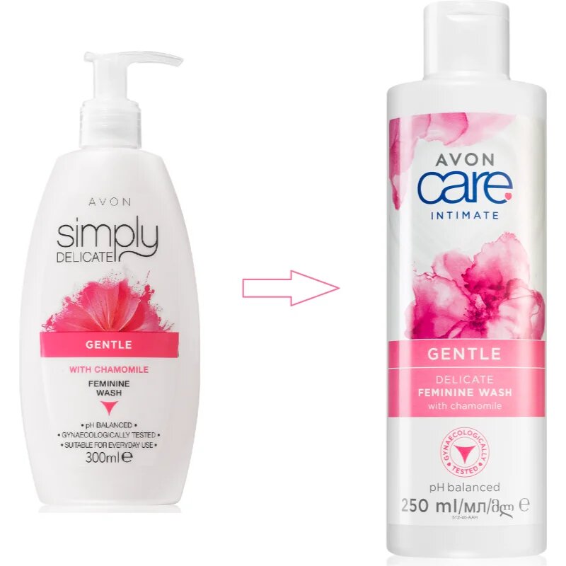 Avon Care Intimate Gentle gel pro intimní hygienu s heřmánkem 250 ml