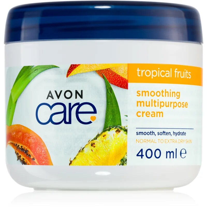 Avon Care Tropical Fruits multifunkční krém na ruce nohy a tělo 400 ml