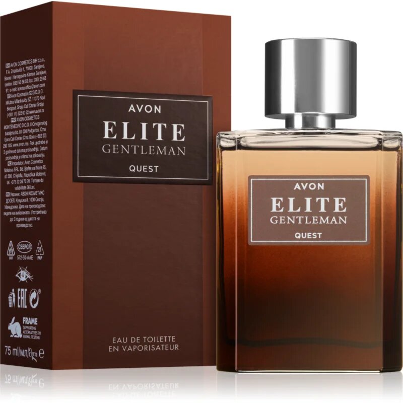 Avon Elite Gentleman Quest toaletní voda pro muže 75 ml