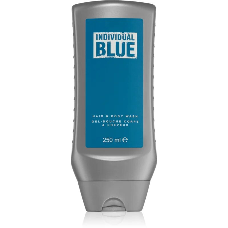 Avon Individual Blue parfémovaný sprchový gel 2 v 1 pro muže 250 ml
