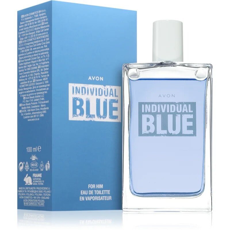 Avon Individual Blue toaletní voda pro muže 100 ml