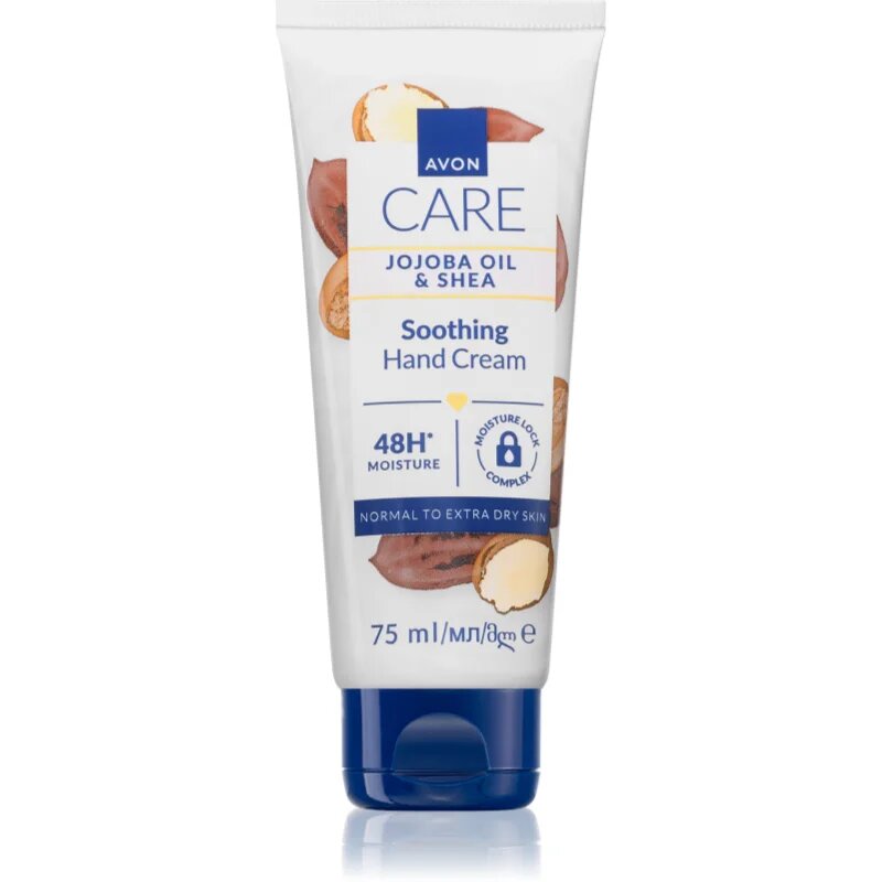Avon Jojoba Oil & Shea hydratační krém na ruce 75 ml