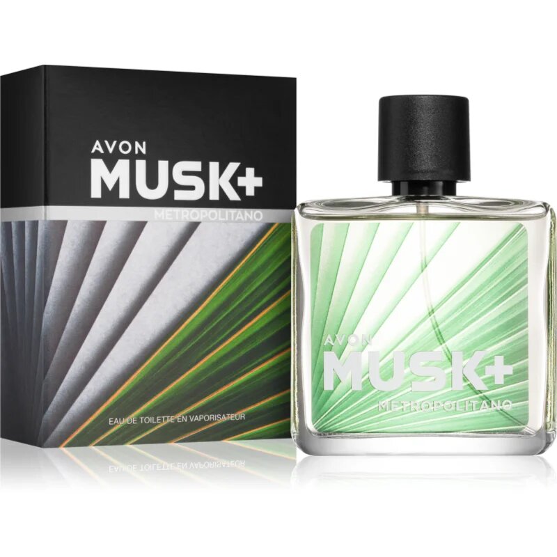 Avon Musk+ Metropolitano toaletní voda pro muže 75 ml