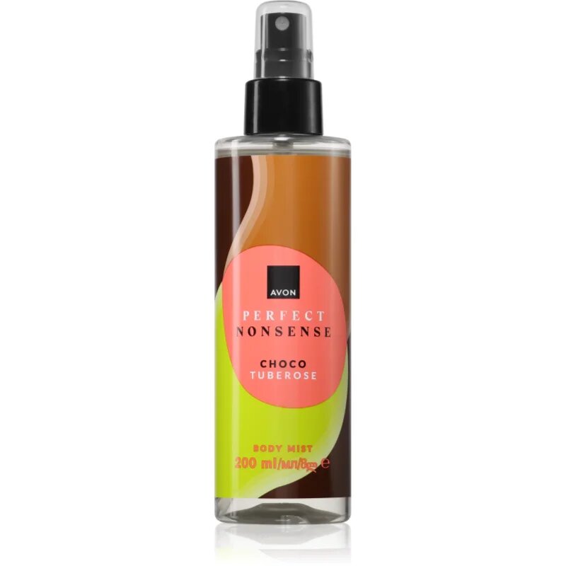 Avon Perfect Nonsense Choco Tuberose parfémovaný tělový sprej pro ženy 200 ml