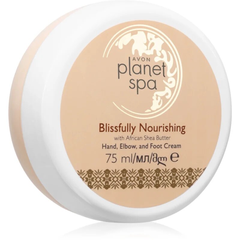 Avon Planet Spa Blissfully Nourishing výživný krém na ruce na nohy 75 ml