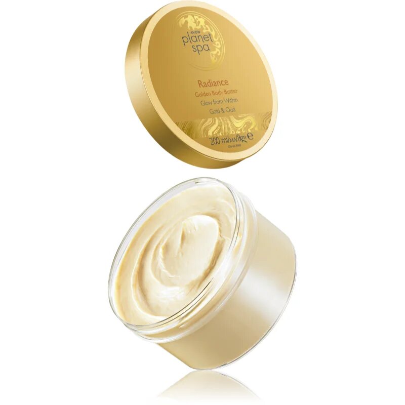 Avon Planet Spa Radiance Ritual tělové máslo s hydratačním a zklidňujícím účinkem 200 ml
