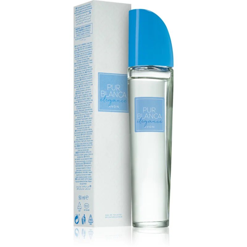 Avon Pur Blanca Elegance toaletní voda pro ženy 50 ml