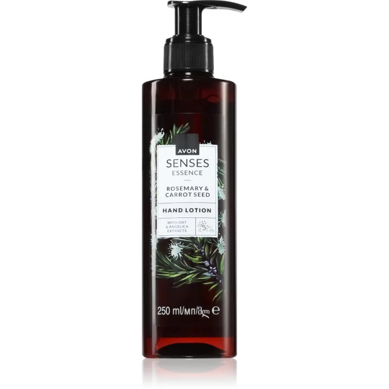 Avon Senses Essence Rosemary & Carrot Seed zjemňující krém na ruce 250 ml