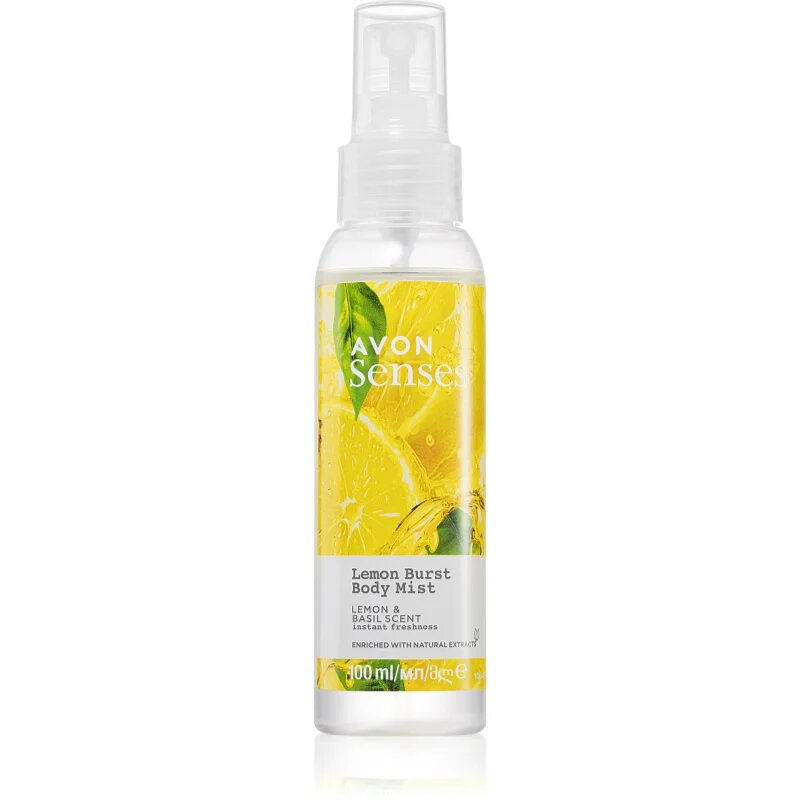Avon Senses Lemon Burst osvěžující tělový sprej pro ženy 100 ml