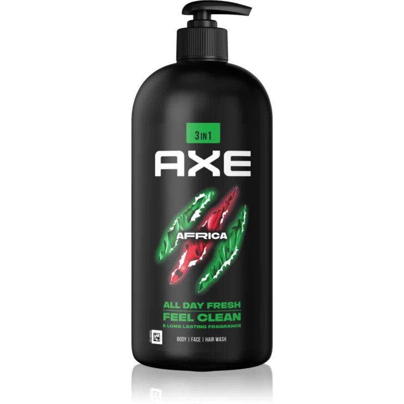 Axe Africa sprchový gel na obličej tělo a vlasy 900 ml