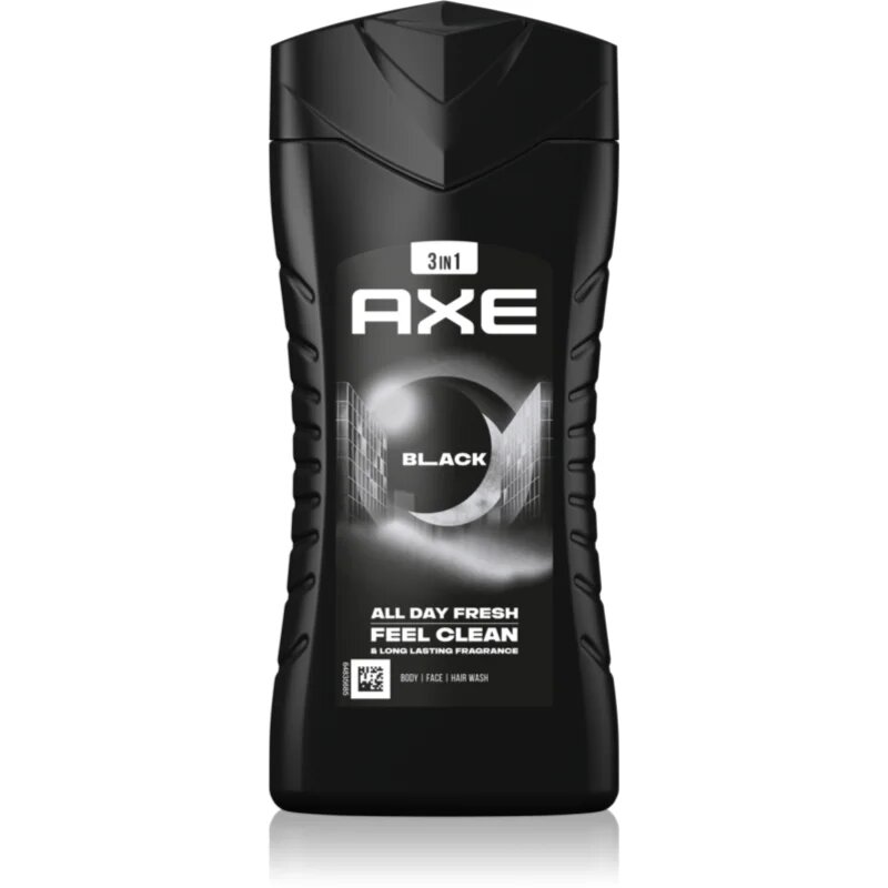 Axe Black sprchový gel na obličej tělo a vlasy 250 ml