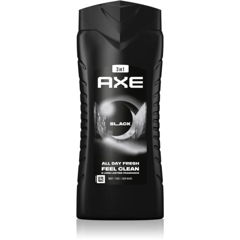 Axe Black sprchový gel na obličej tělo a vlasy 400 ml
