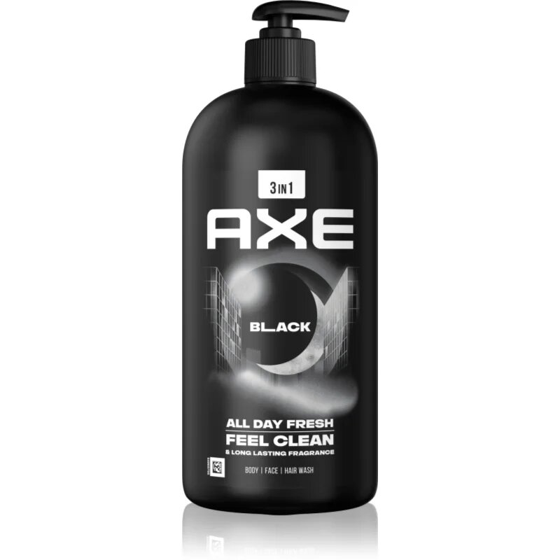 Axe Black sprchový gel na obličej tělo a vlasy 900 ml