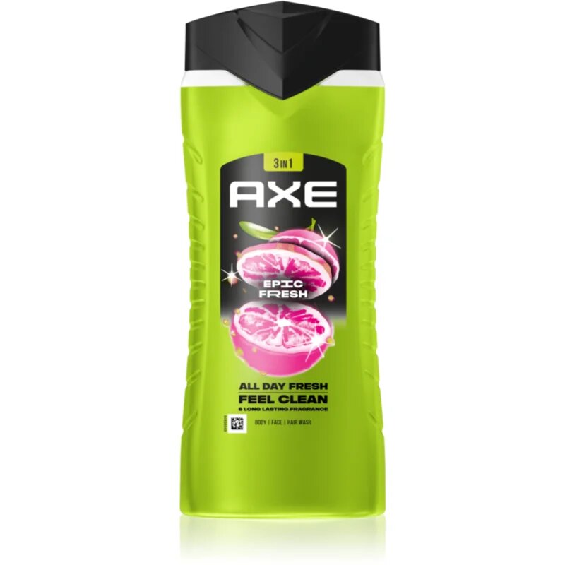 Axe Epic Fresh sprchový gel na obličej tělo a vlasy 400 ml