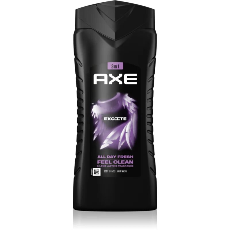 Axe Excite sprchový gel na obličej tělo a vlasy 400 ml