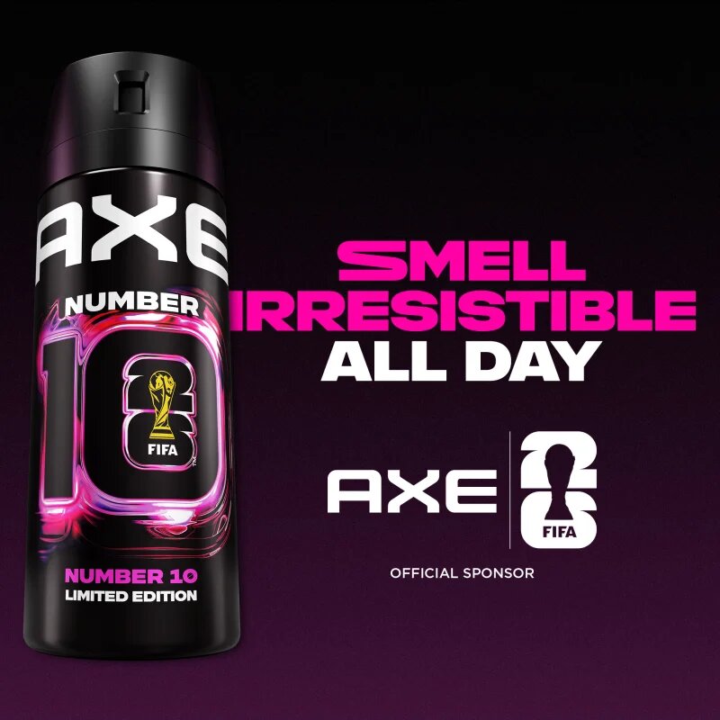Axe FIFA Number 10 deodorant sprej pro muže 150 ml