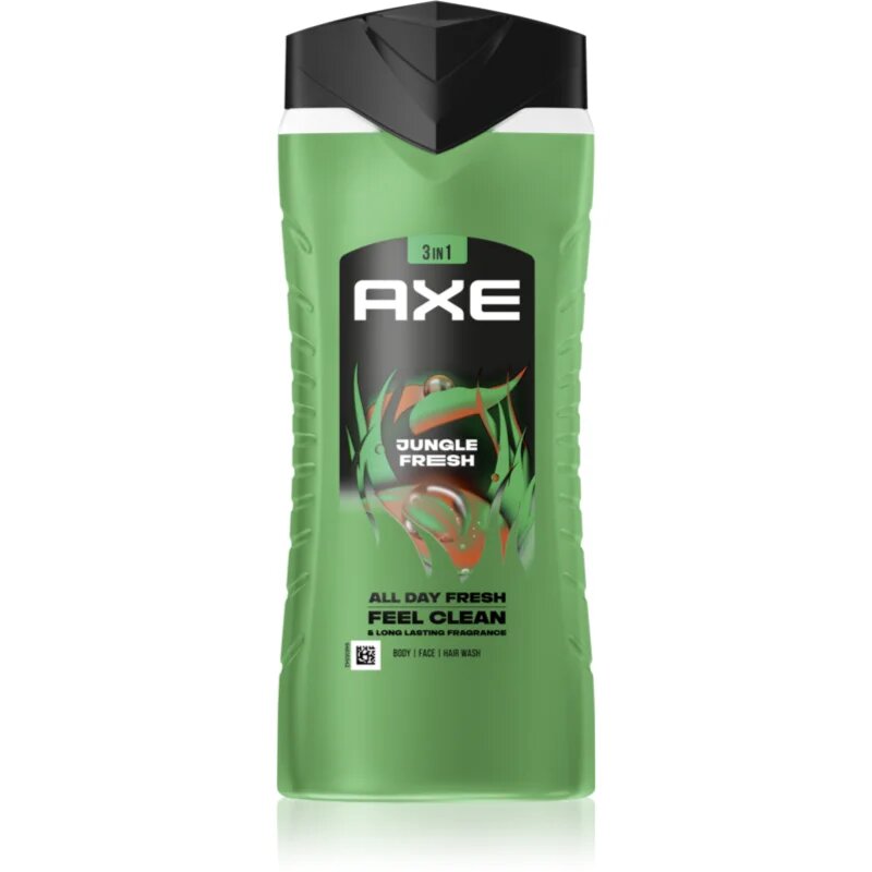 Axe Jungle Fresh sprchový gel na obličej tělo a vlasy 400 ml