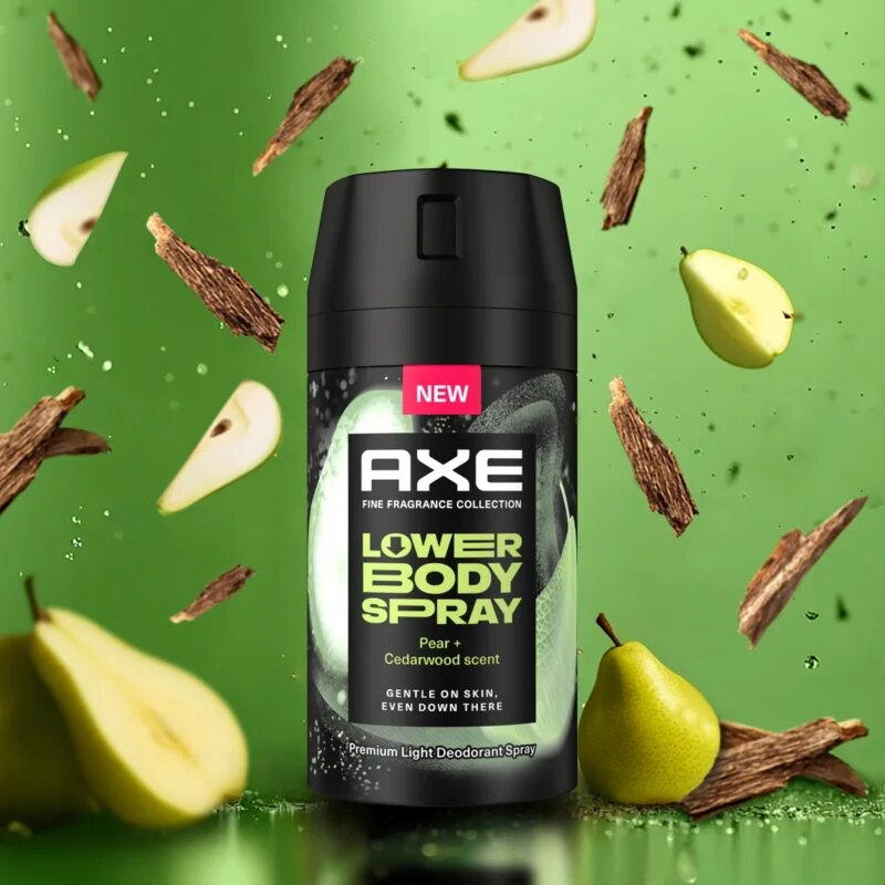 Axe Pear & Cedarwood tělový sprej na intimní partie 100 ml