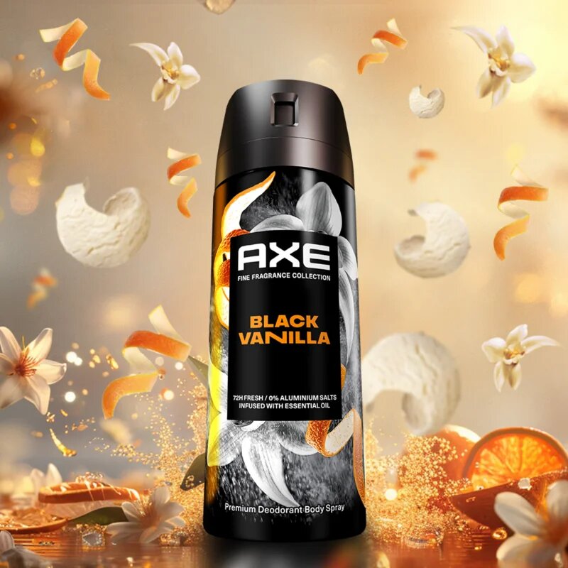 Axe Premium Black Vanilla deodorant sprej pro muže 150 ml