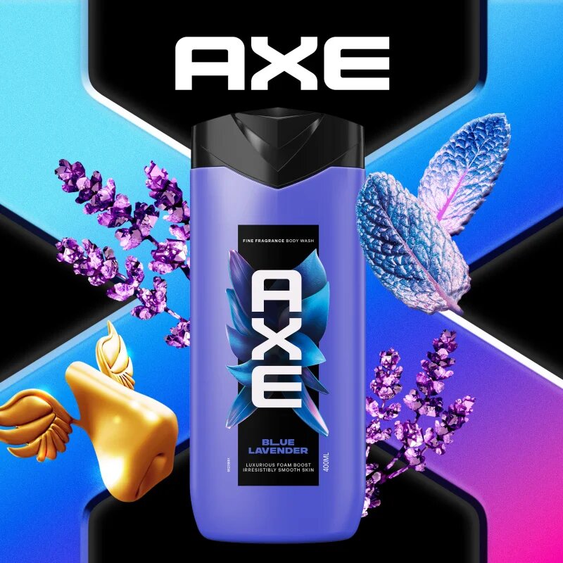 Axe Premium Blue Lavender sprchový gel pro muže 400 ml